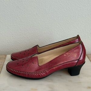 SAS Sonyo Slip On Heel in Blush Red - 7